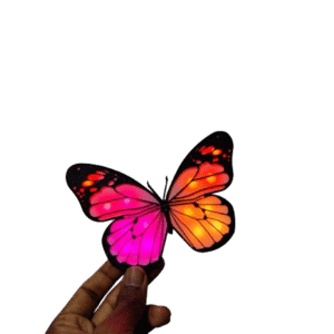 🦋3D Printed RGB Butterfly – Rainbow Color Changing Home Decor (USB Powered)